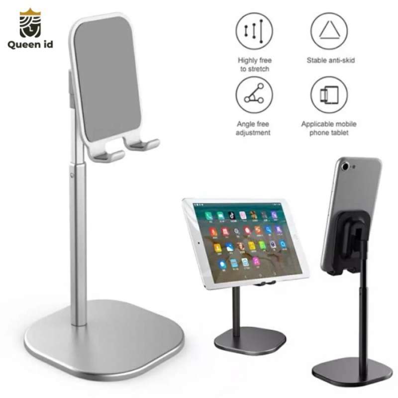 Phone Stand Aluminum Telescopic Adjustable Stand Holder HP Liftable