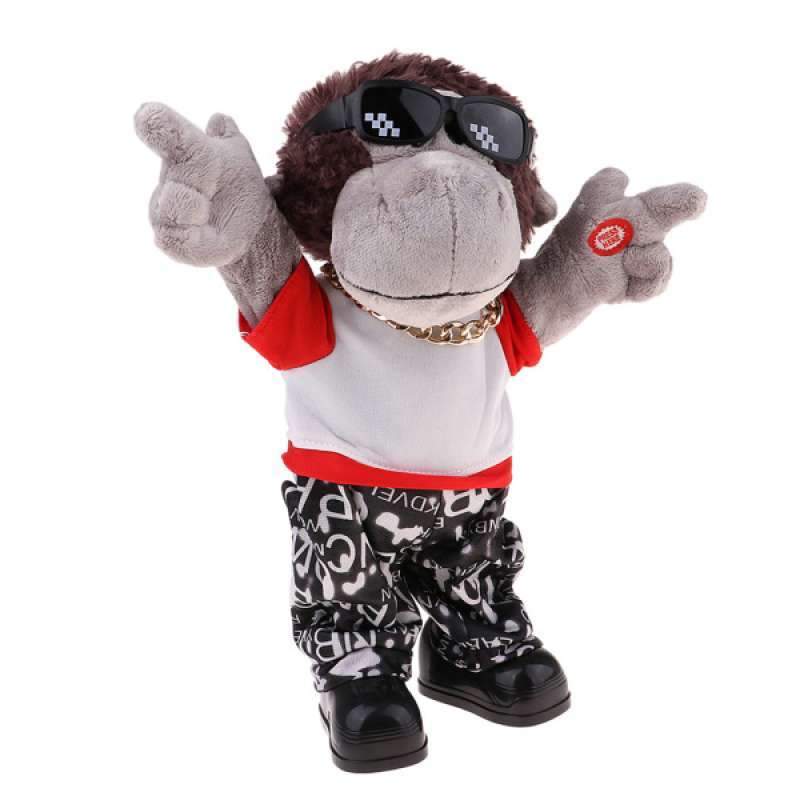 singing stuffed monkey