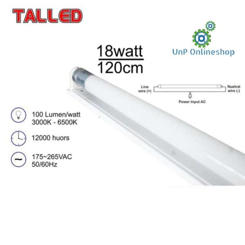 Lampu t8 18 watt sale
