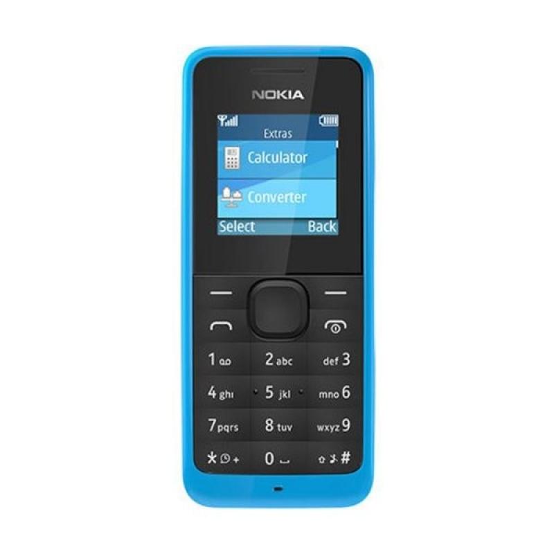 Nokia Microsoft 105 Handphone - Biru Cyan [Dual SIM]