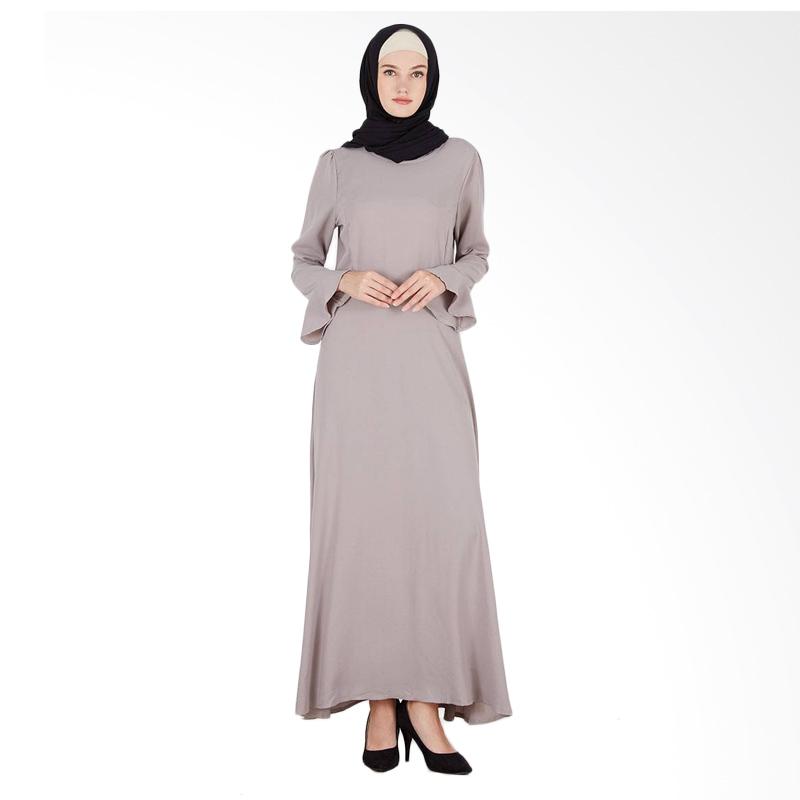 Hijabenka Alena Dress Muslim - Grey