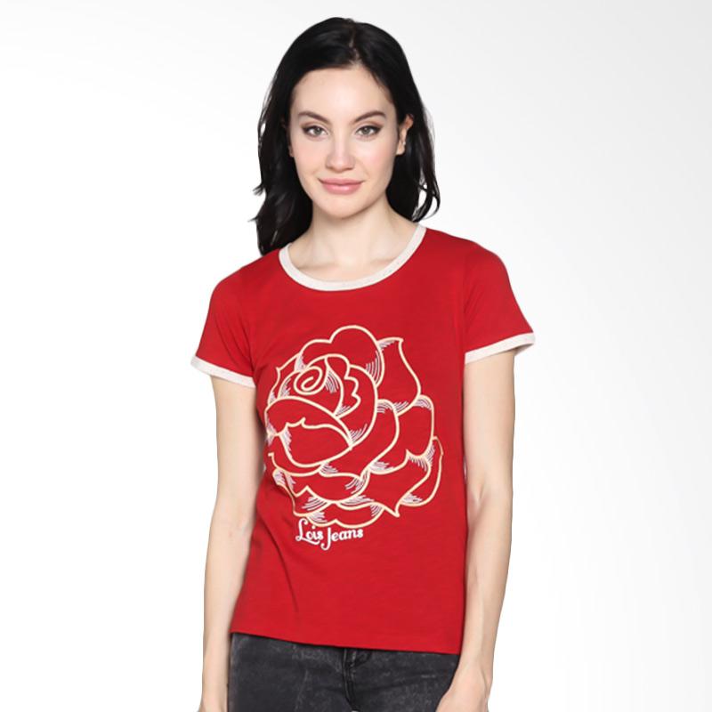 Lois Girl KSC 439 Top T-shirt - Red Extra diskon 7% setiap hari Extra diskon 5% setiap hari Citibank – lebih hemat 10%