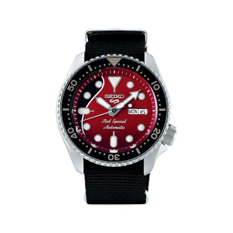 Jual Jam Tangan Pria Seiko 5 Sports Original Garansi Resmi Srpe83 Srpe83k1 Strap Black Nylon Red Dial Brian May Limited Edition Terbaru Juli 2021 Blibli