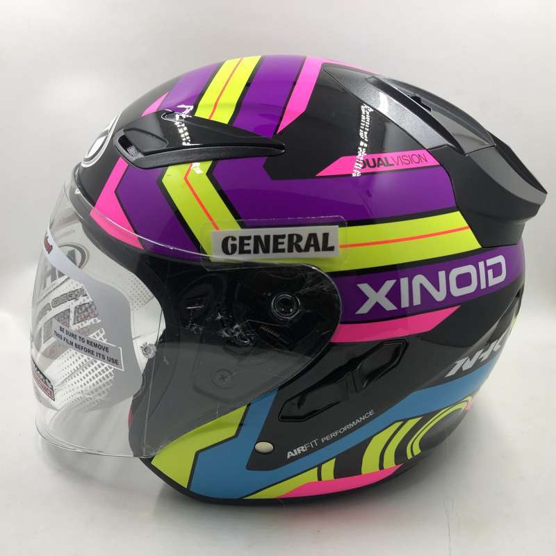 Jual Helm NHK R1 Motif Xinoid Black 