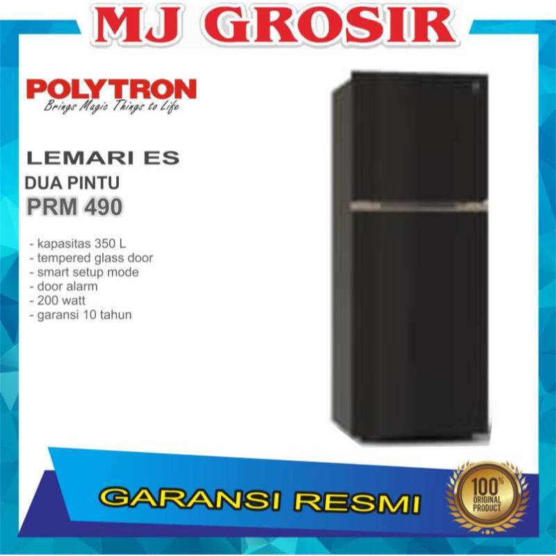 Jual Kulkas Polytron Prm 490 Lemari Es 2 Pintu Tempered Glass Terbaru Juli 2021 Blibli