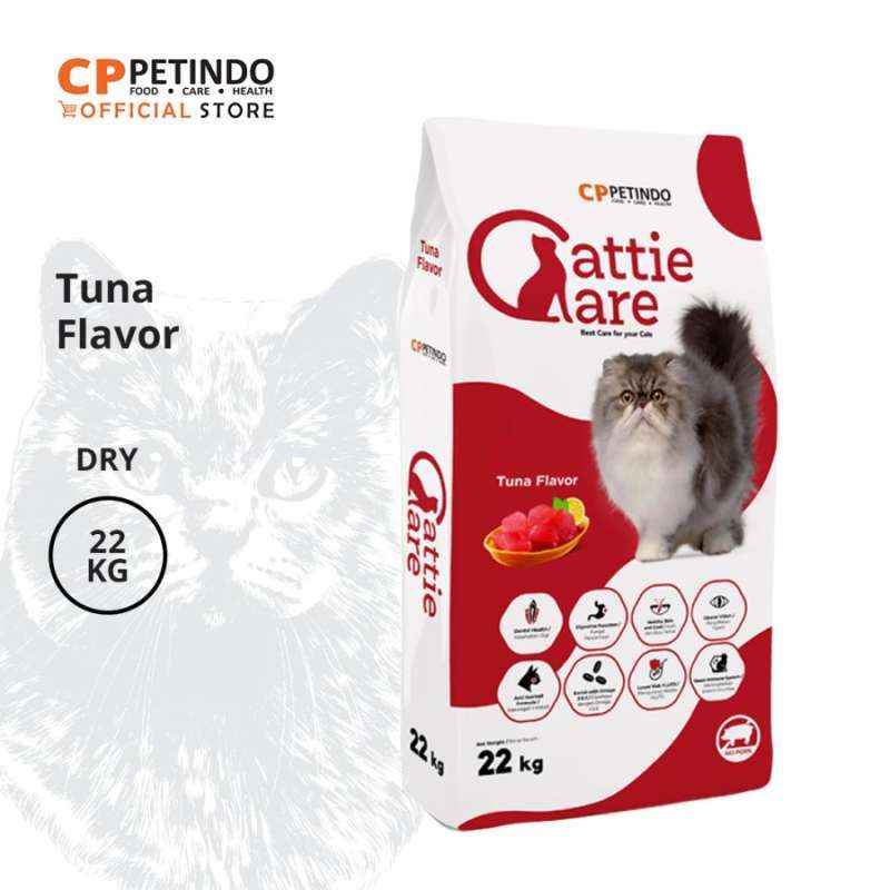 Promo CPPETINDO Cattie Care Tuna Flavor cat food 22kg di Seller CPPETINDO -  Kota Jakarta Pusat, DKI Jakarta | Blibli