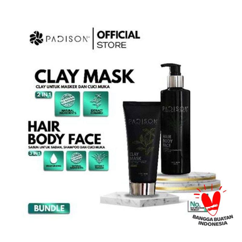 Padison Hair Body Face Sabun Mandi Pria 3in1 Clay Mask Scrub Wajah 2in1 Masker Wajah Pria Terbaru Juli 2021 Harga Murah Kualitas Terjamin Blibli