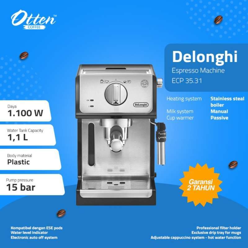 Jual DeLonghi - Espresso Machine ECP 35 