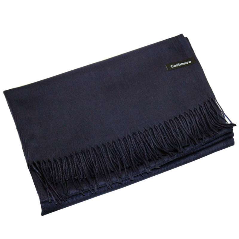 Scarf Wrap Shawl-Navy Blue 