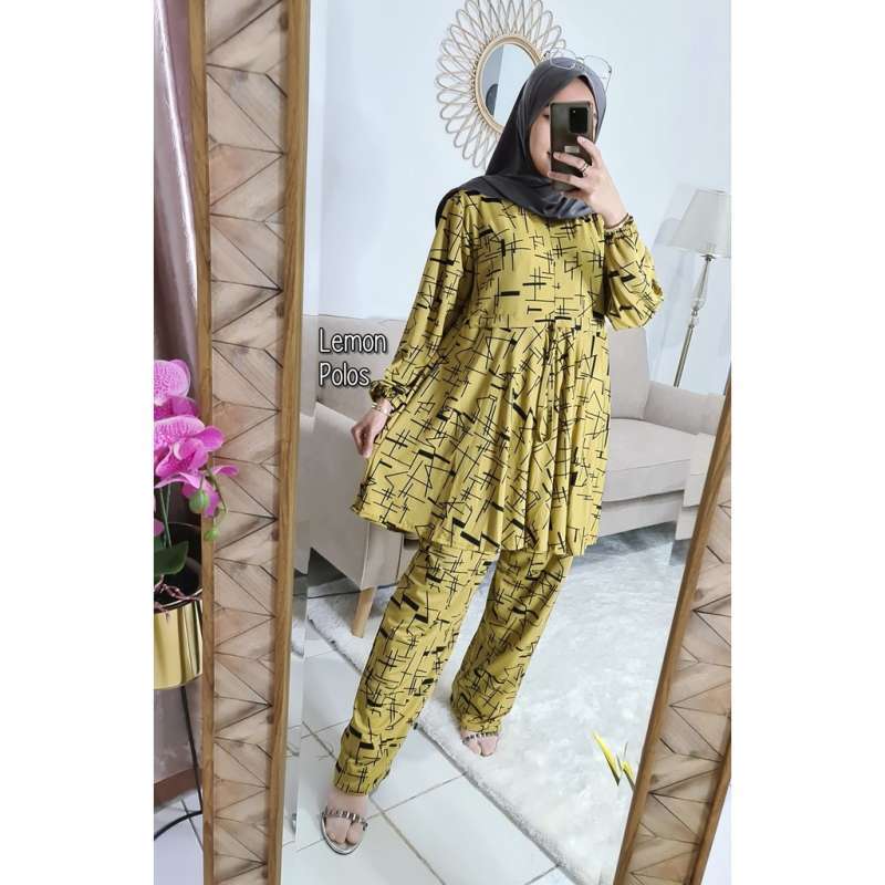 Jual Setelan Celana Misbee Setcel Misbi One Set Setelan Long Tunic Tunik Muslim Baju Setelan Murah Juni 2021 Blibli