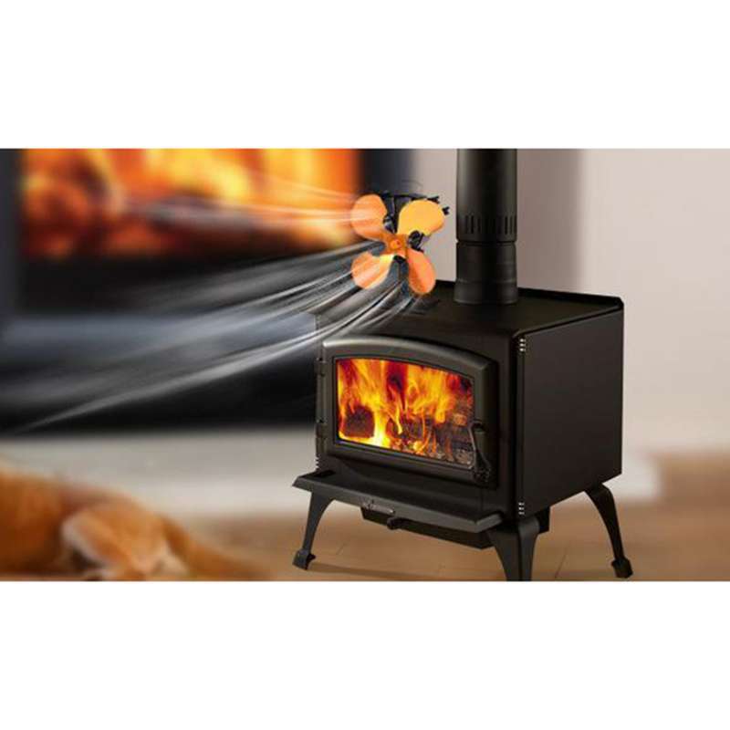 Jual 4 Blade Heat Powered Stove Burner Fan Wood Log Fireplace Warm Black Maret 2021 Blibli Jual 4 Blade Heat Powered Stove Burner, Cast Iron Fireplace Wood Burning Stove