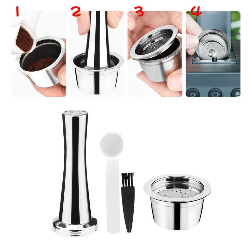 Refillable Coffee Capsules Pod Filter 