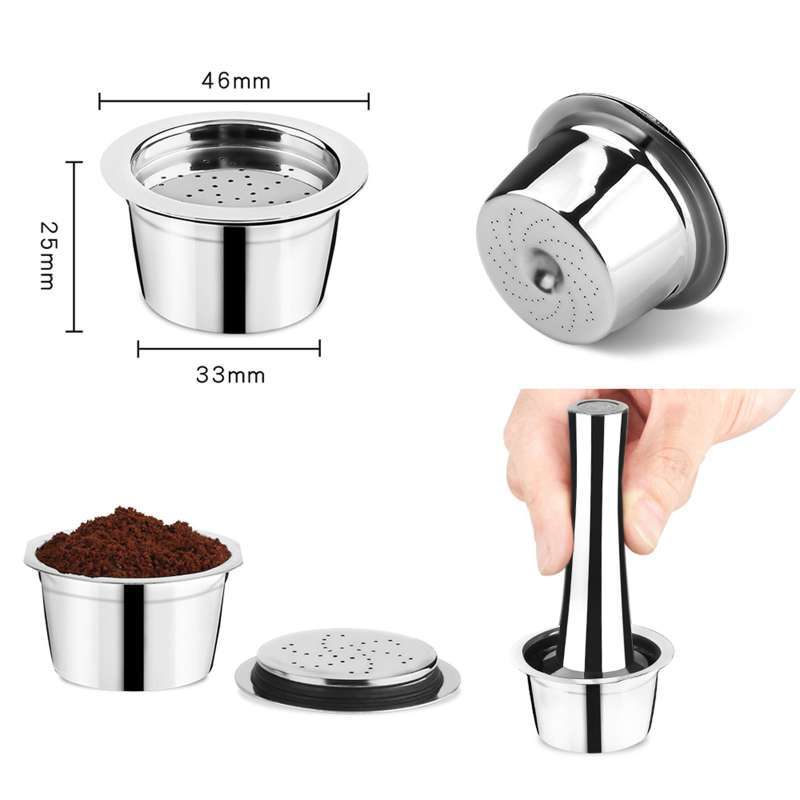 Refillable Coffee Capsules Pod Filter 