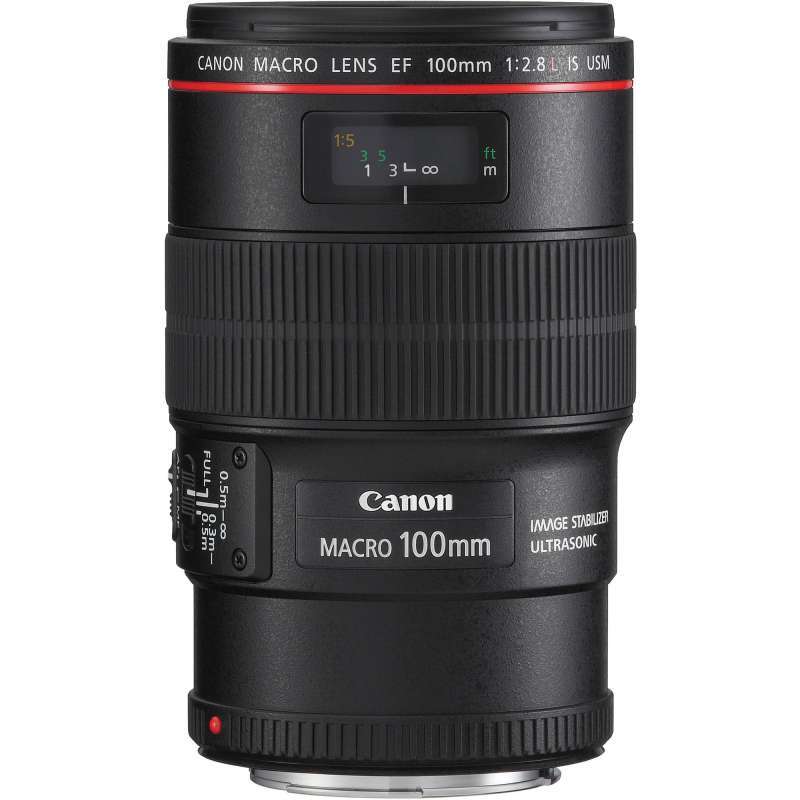 CANON Camera Lens EF 100mm L IS Macro USM