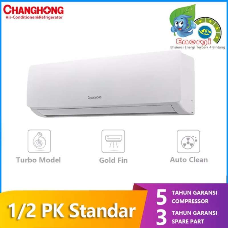Jual Changhong Ac Split Deluxe Double Gold Fin 1 2 Pk Csc 05nvb2 Murah Mei 2021 