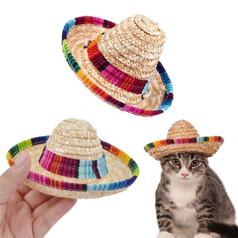 Promo Topi Jerami Warna Kucing Anjing 