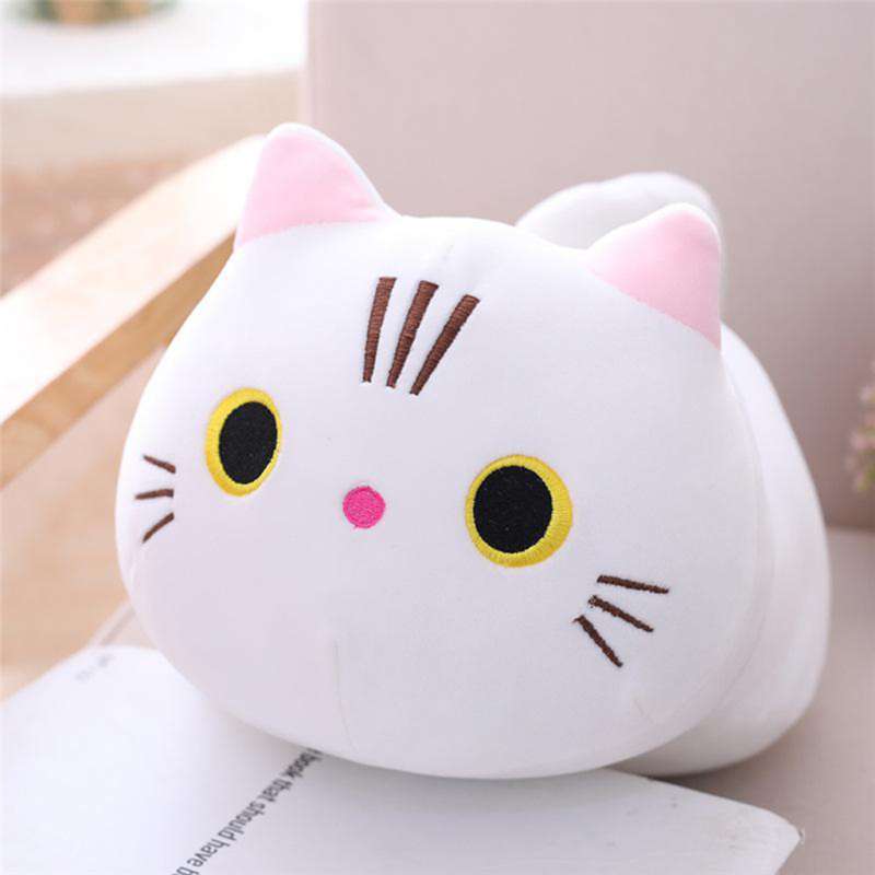 Promo Cute Kitten Plush Toy Stuffed Animal Pet Kitty Soft Anime Cat Plush  Pillow for Kids - White 25cm Diskon 17% di Seller Homyl - China | Blibli
