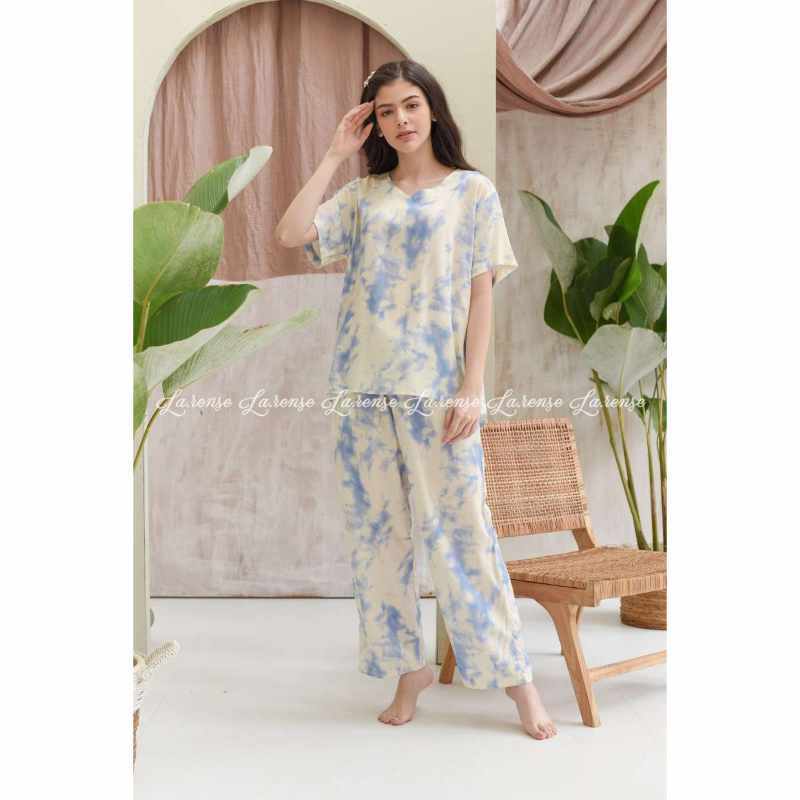 Jual LA.RENSE tie dye cotton Rayon 