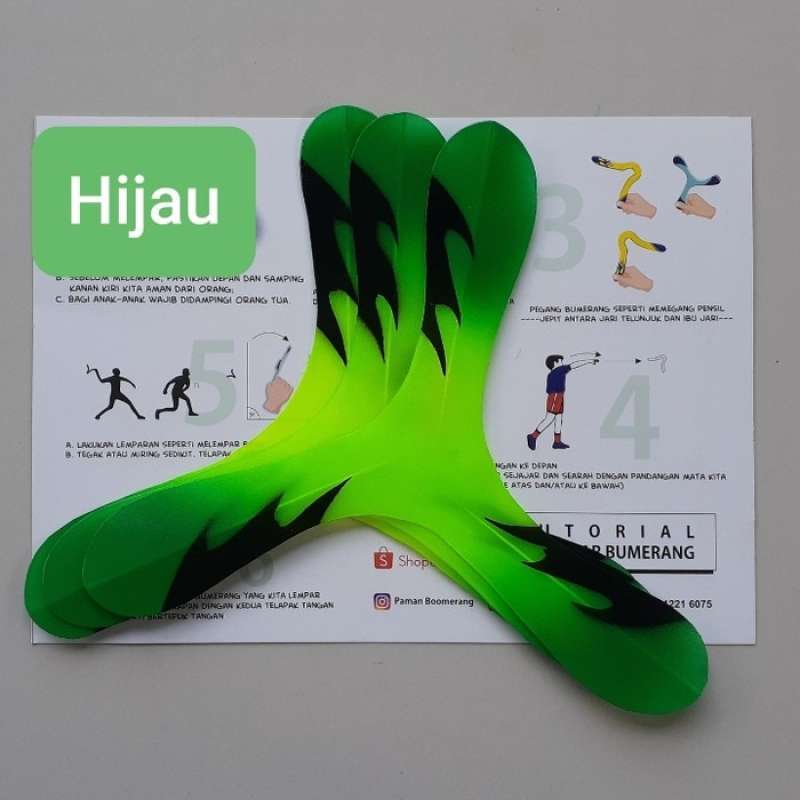 termurah bumerang boomerang indoor jarak 5meter bumerang mainan anak