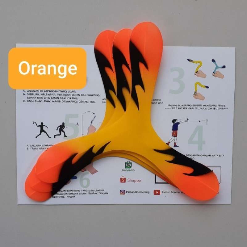 termurah bumerang boomerang indoor jarak 5meter bumerang mainan anak
