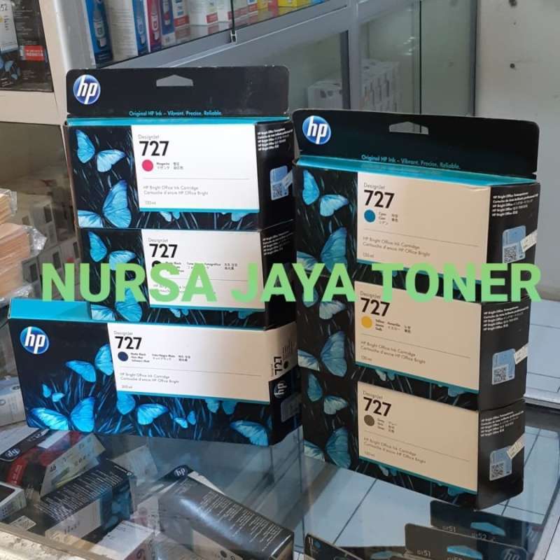 Promo Paket Tinta HP 727 PLOTTER ORIGINAL di Seller Nursa Jaya Toner - Kota  Jakarta Selatan, DKI Jakarta | Blibli
