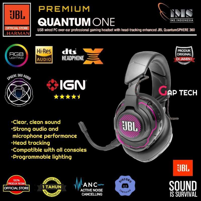 Promo JBL Quantum One USB Wired PC Over 