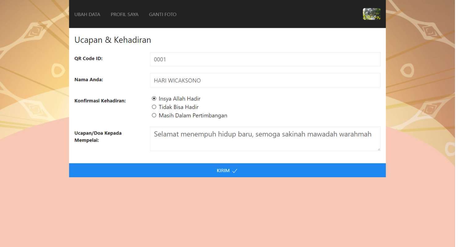 Buku Tamu Online Jual Source Code Aplikasi Web Buku Tamu Pernikahan Wedding Online Dengan CodeIgniter + MySQL di Seller IT Shop Purwokerto - Kab. Banyumas, Jawa Tengah | Blibli