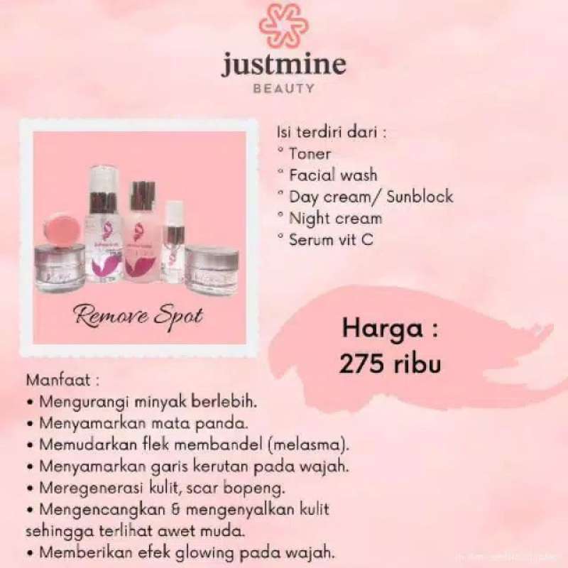 Justmine skincare new arrivals