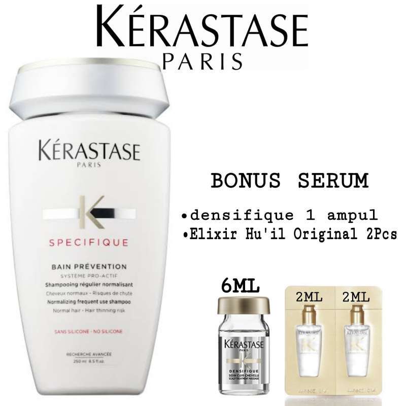Jual Kerastase Bain Prevention 250ml Perawatan Rambut Rontok Gift Murah Mei 2021 Blibli