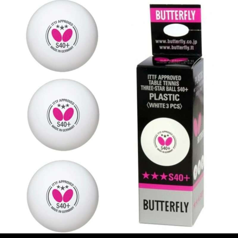 jual bola pingpong butterfly g40 plastic ball 3 star asli ping pong online april 2021 blibli