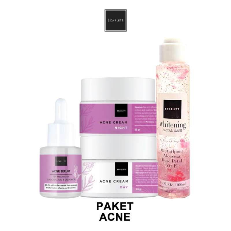 scarlet acne cream day