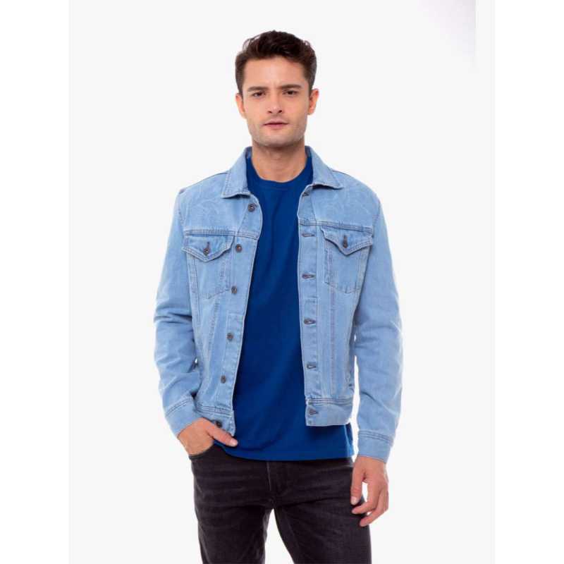 SPENCER - Jaket Pria - denim Jacket 