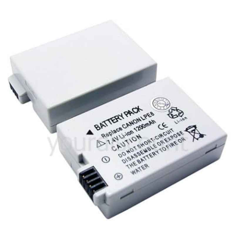 baterai kamera canon eos 550d lp e8 oem for 550d 600d 650d 700d