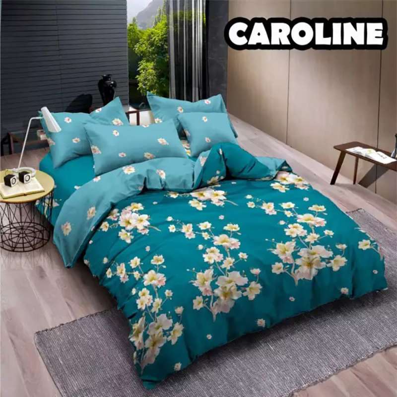 Jual Vallery Quincy Motif Caroline Set Sprei Flat Dan Bed Cover Tinggi 30 Cm Murah Mei 2021 Blibli