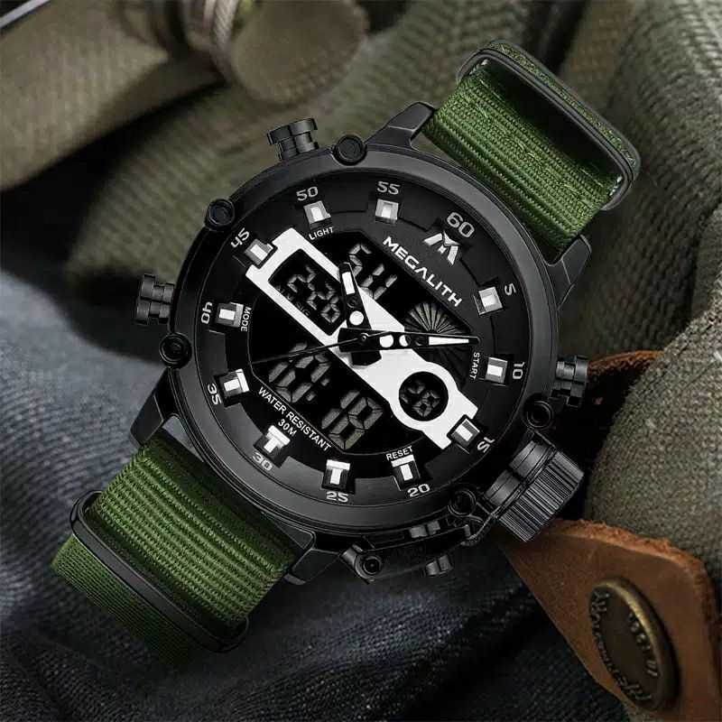 Jam Tangan Megalith Quartz Jual Megalith Jam Tangan Pria Led Sport