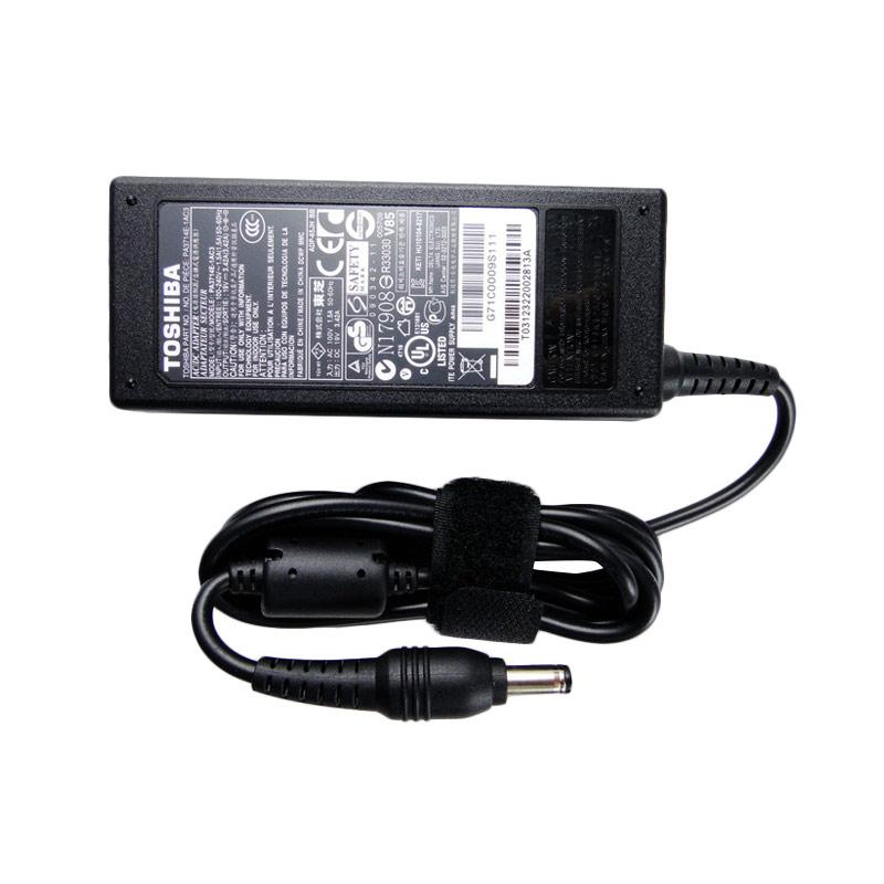 Jual Toshiba Original Adaptor Charger Laptop Black 19 V 3 42 A 5 5 X 2 5 Mm Murah Mei 2021 Blibli