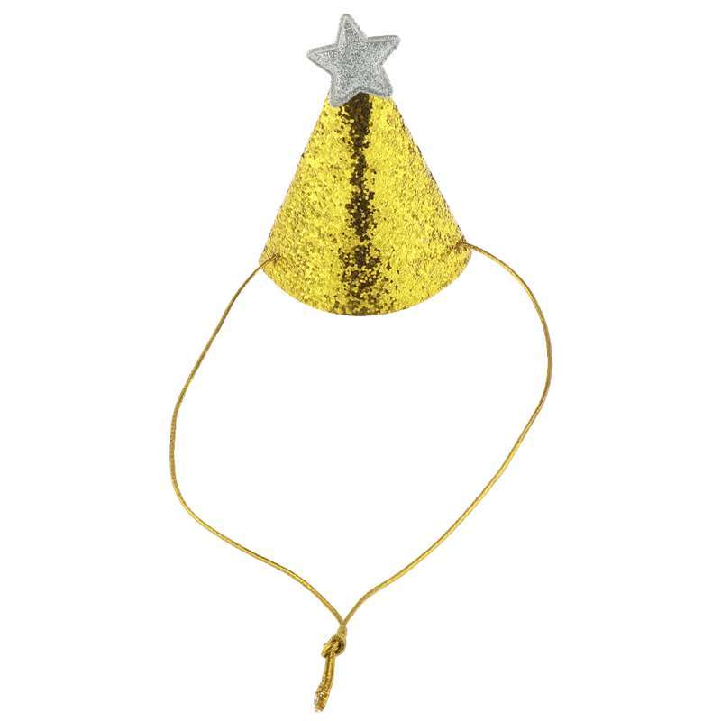 Jual 6pcs Mini Glitter Birthday Cone 