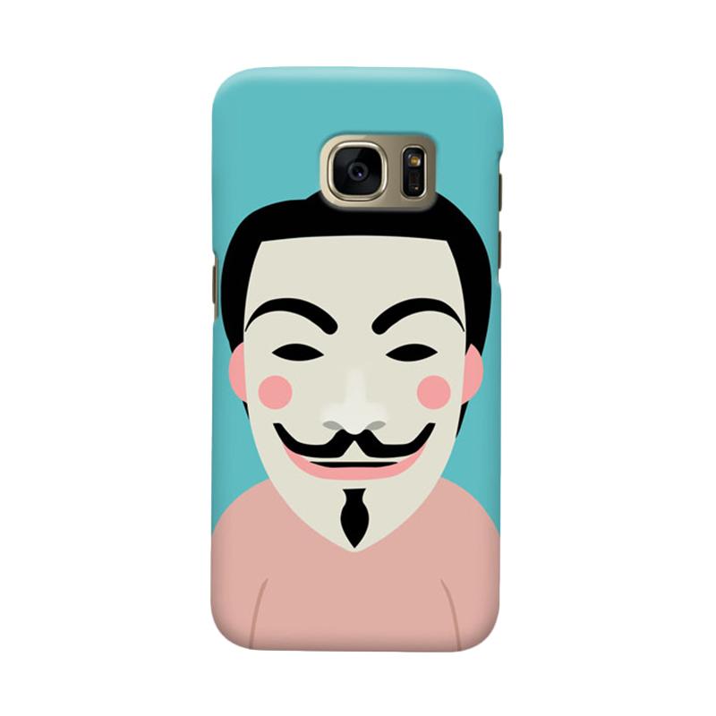 Kelebihan Kekurangan Indocustomcase Anonymous Mask Cartoon Cover Casing for Samsung Galaxy S6 Edge Plus Dan Harganya