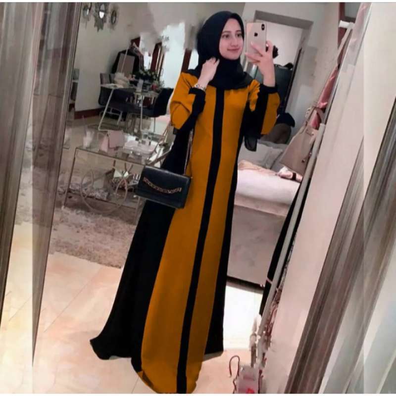 Jual Baju Muslimah Turkey Samira Dress Model Abaya Fashion Wanita Terbaru Murah Mei 2021 Blibli