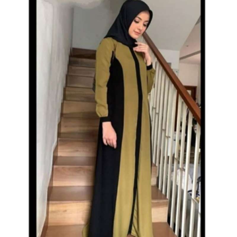 Jual Baju Muslimah Turkey Samira Dress Model Abaya Fashion Wanita Terbaru Online Mei 2021 Blibli