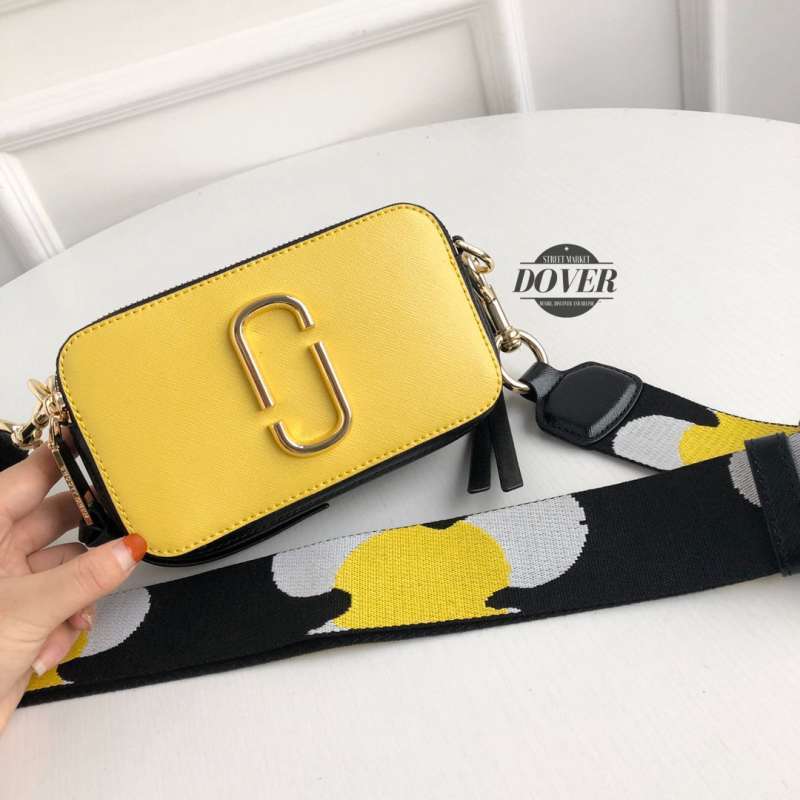 Jual Marc Jacobs Snapshot Camera Bag Yellow Black ORIGINAL 100
