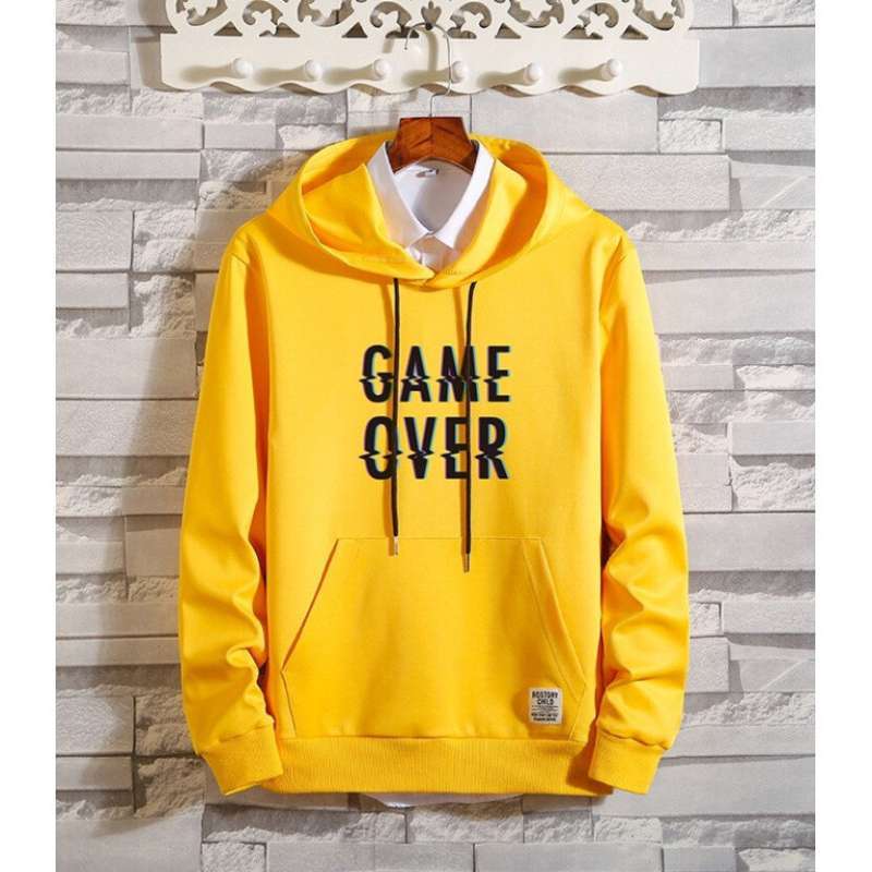 Promo KENETH PUTIH BAJU SWEATER COWOK SABLON PAKAIAN HOODIE PRIA