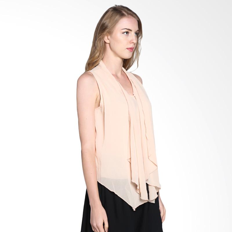 Promo Onnea Sleeveless Drapery Top 