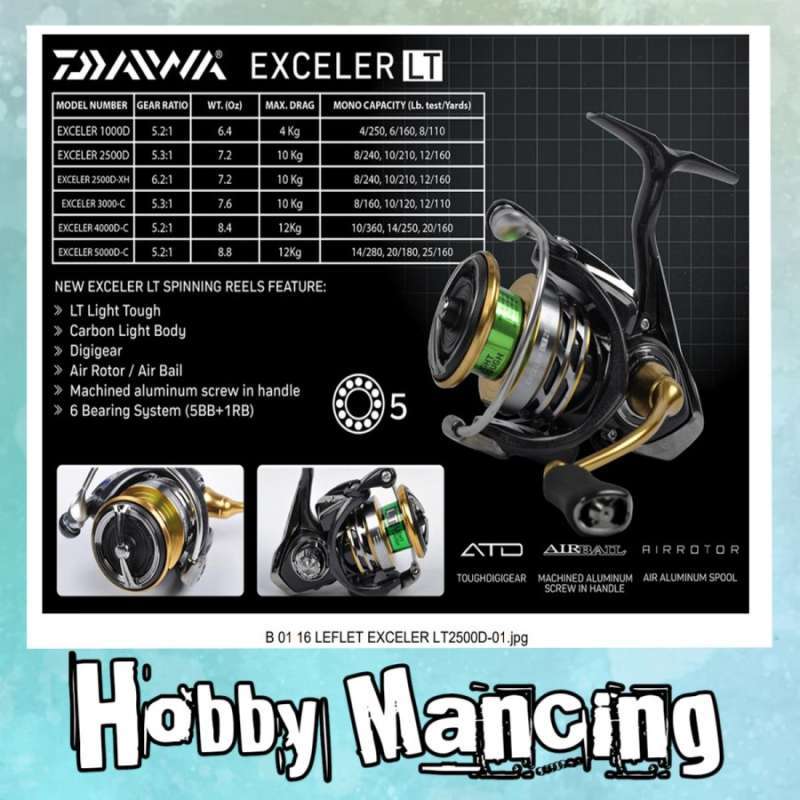 Daiwa exceler hot sale 3000