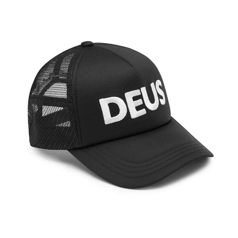 Jual Deus - CAPS 2 TRUCKER - BLACK 