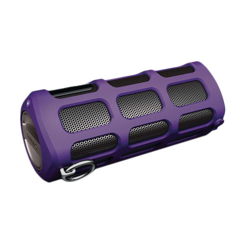 Jual Philips Shoqbox Sb7260 37 Wireless Portable Bluetooth Speaker Purple Built In Mic Online Desember 2020 Blibli
