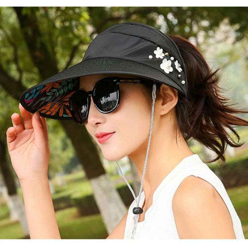 ventilation foldable sunshade cap 