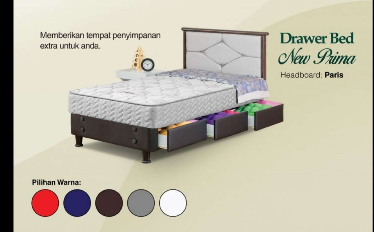 Jual Full Set Springbed Tempat Tidur Laci Ranjang Guhdo Drawer Bed Headboard Paris Terbaru September 2021 Harga Murah Kualitas Terjamin Blibli