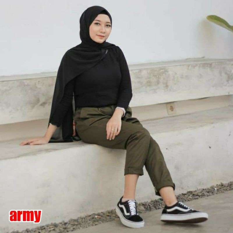 Jual BIG SIZE BAGGY PANTS CELANA WANITA CELANA KANTOR Bp