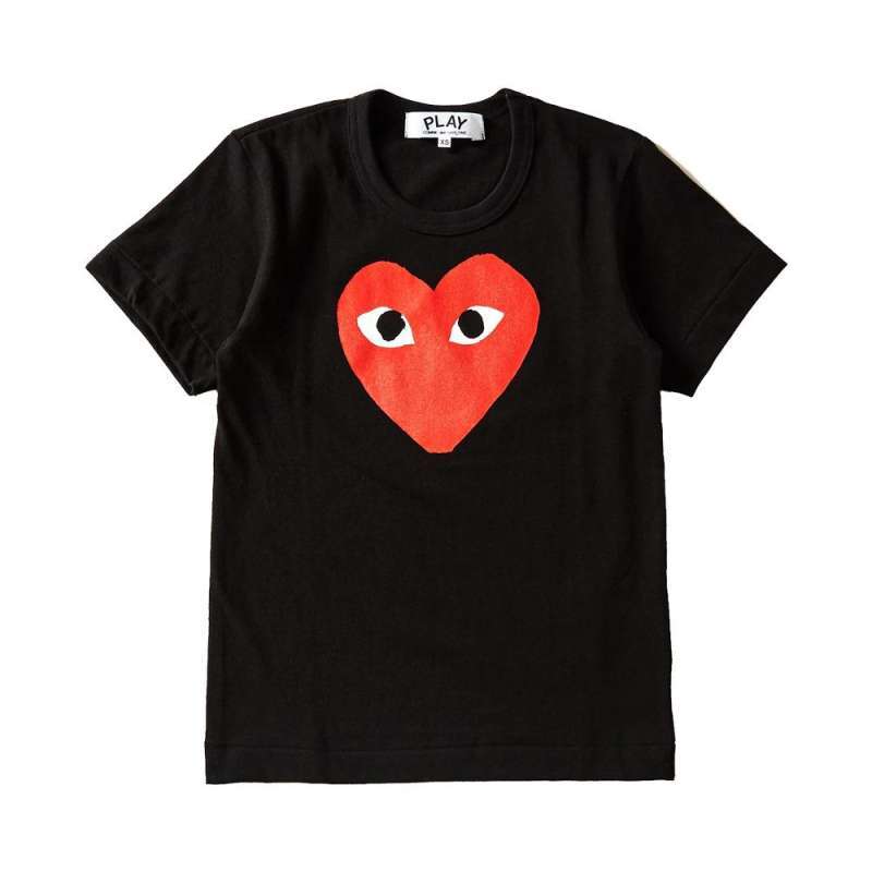 Comme Des Garcons Play Heart Print 